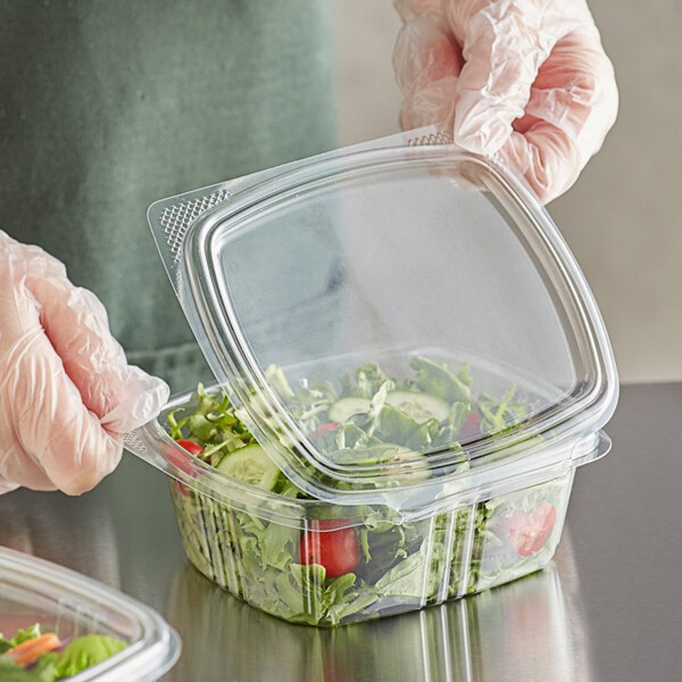 12 oz. Hinged Deli Container, (200/cs)