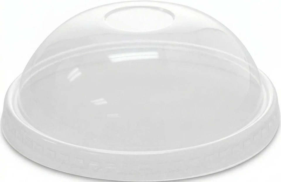 20 oz Plastic Food Container Dome Lids, (600/cs)