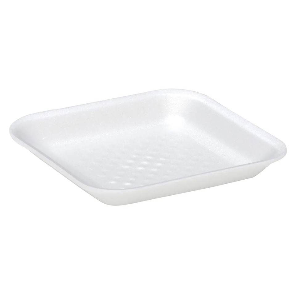 #8 PP Meat Tray White, (400/cs)