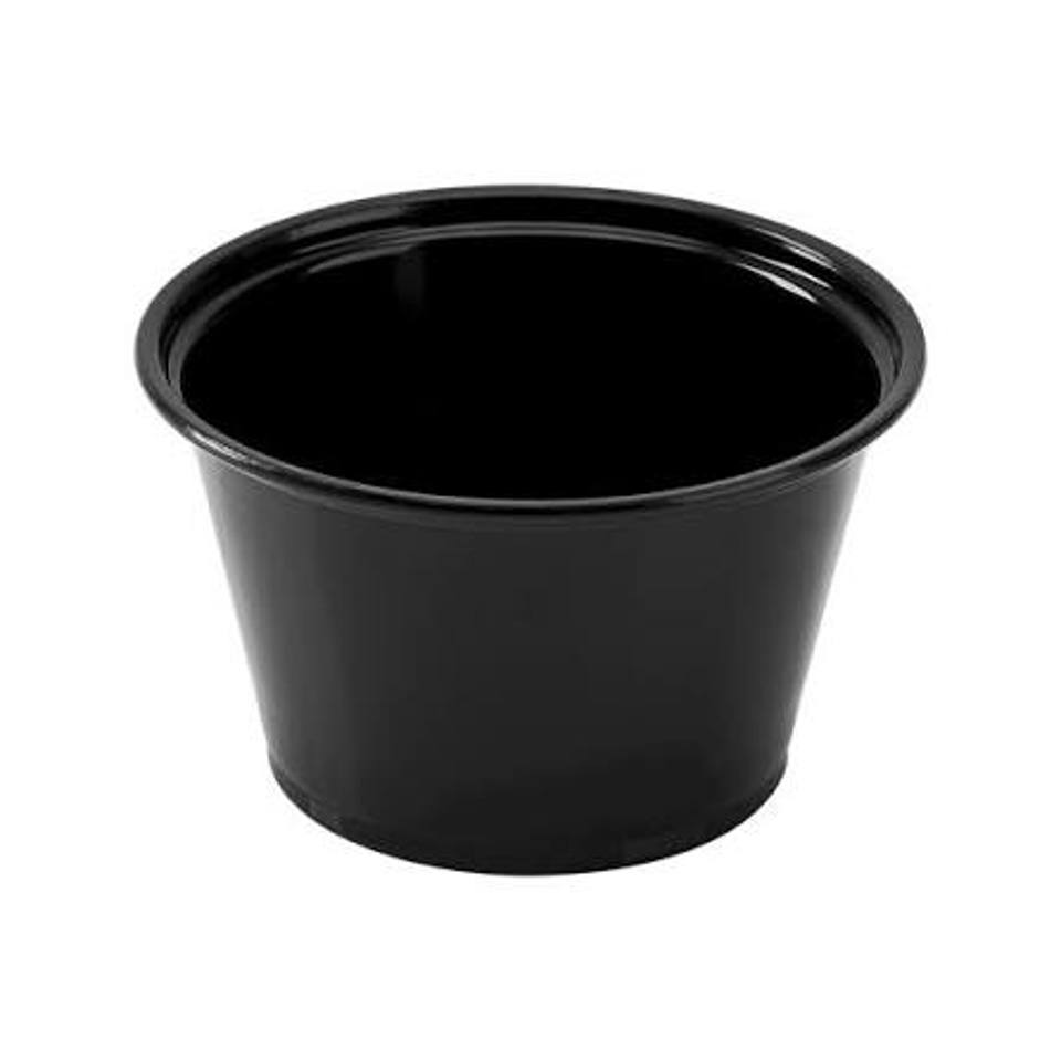 Royalty Premier 2oz Black Portion Cup, (2500/cs)