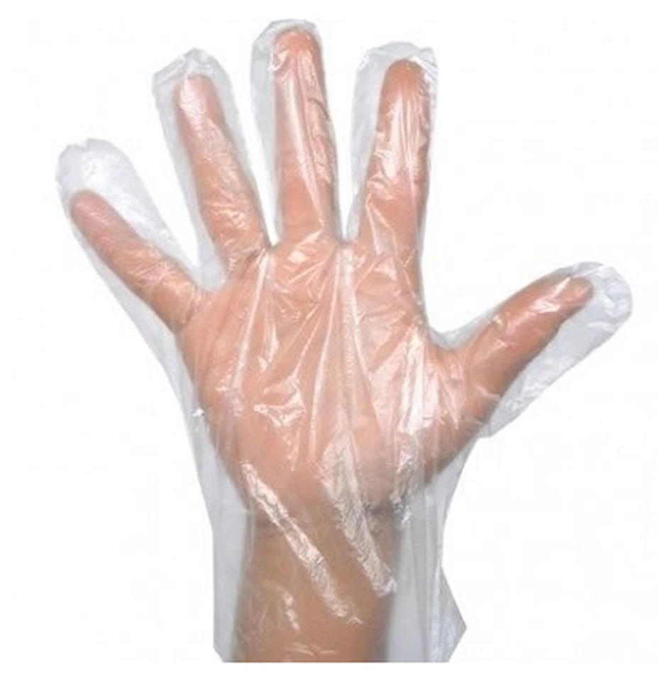 ***Poly Gloves Large, (500/box)