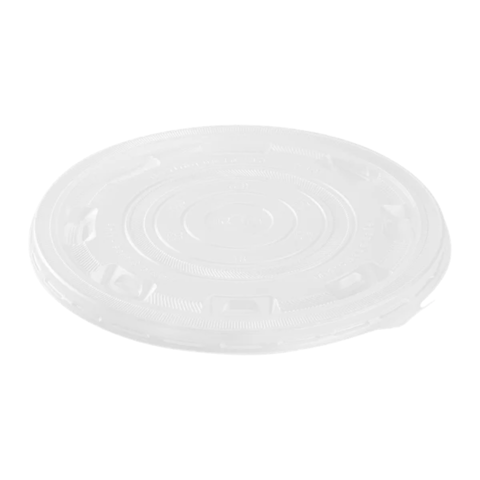 Disposable Bowl Lids for 22-48 oz Injection Molded Bowls, Clear (300/cs)