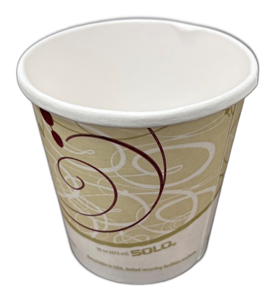 12 oz Cold/Hot Paper Food Container, Printed, (500/cs)