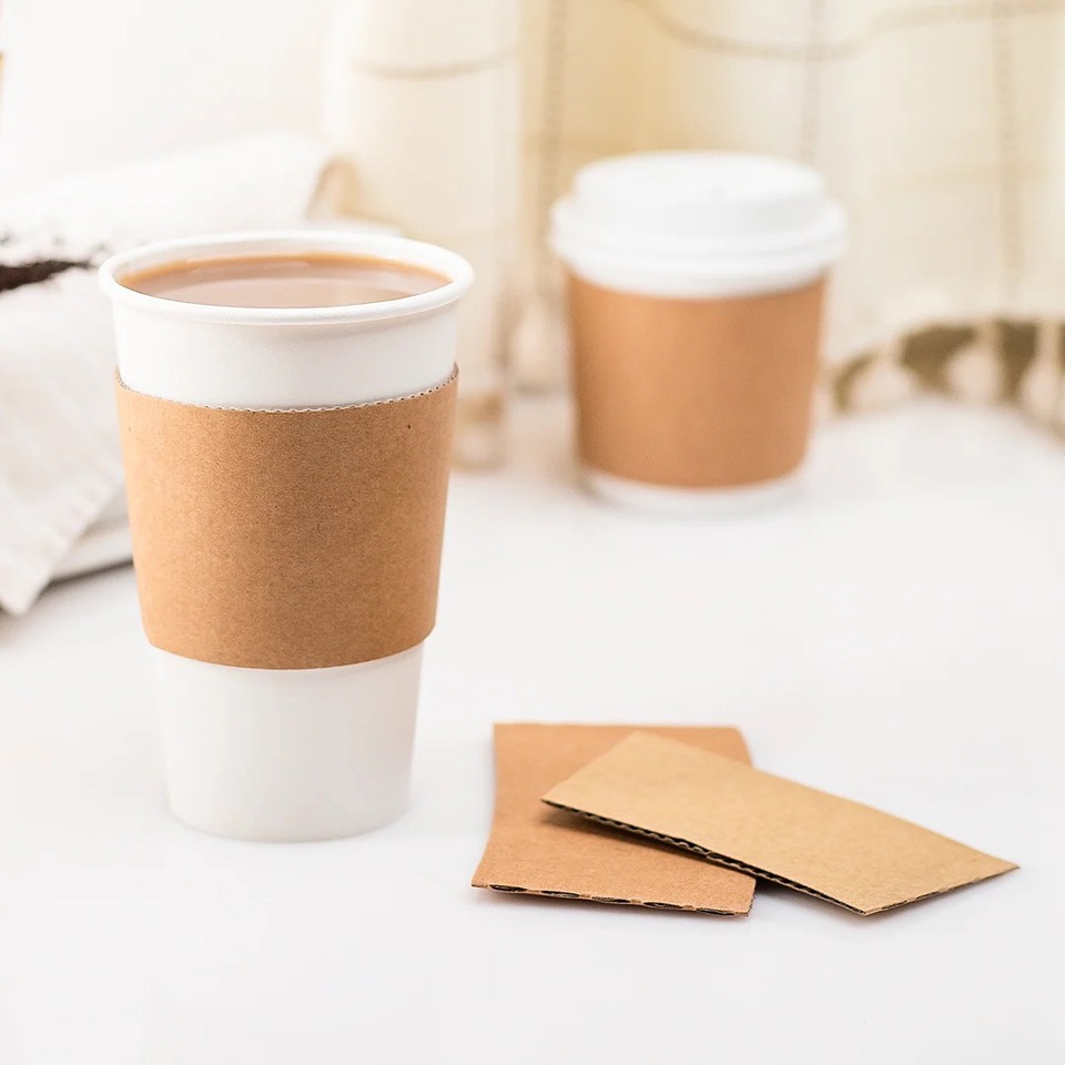 Coffee Cup Sleeves, Kraft, (1000/cs)