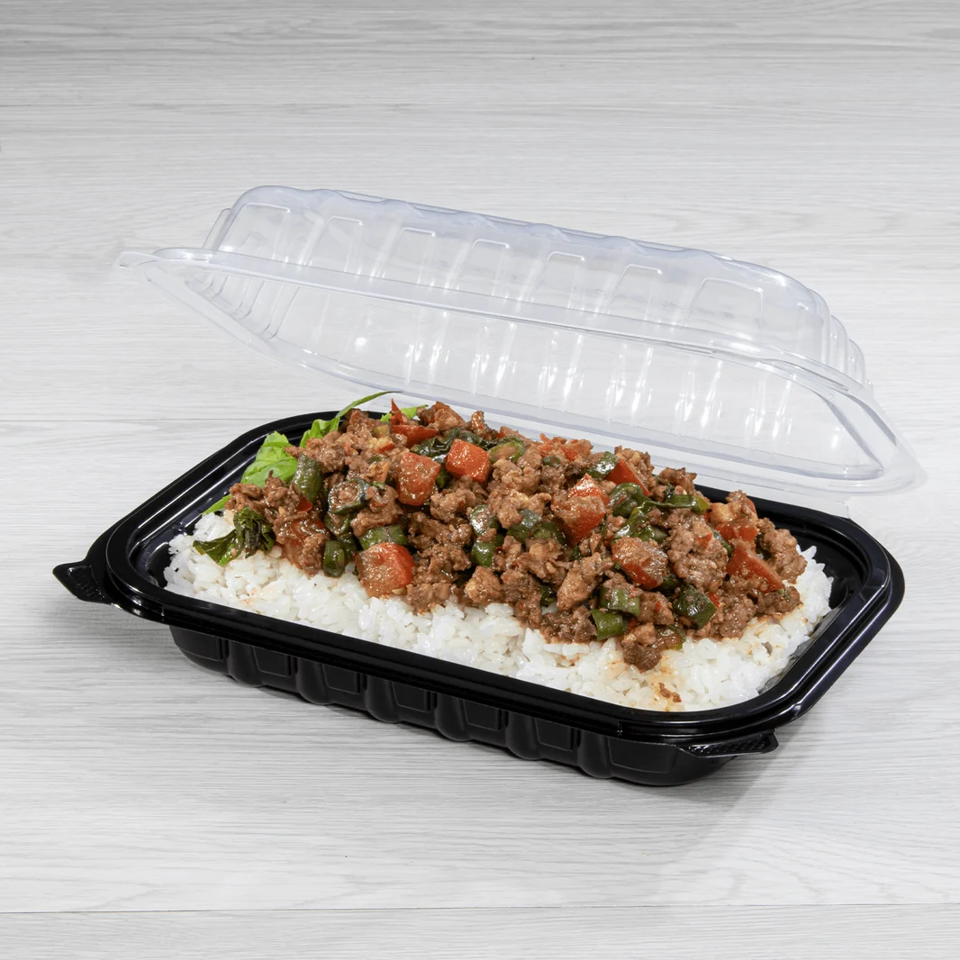 9" x 6" Premium PP Hinged Container, (150/cs)