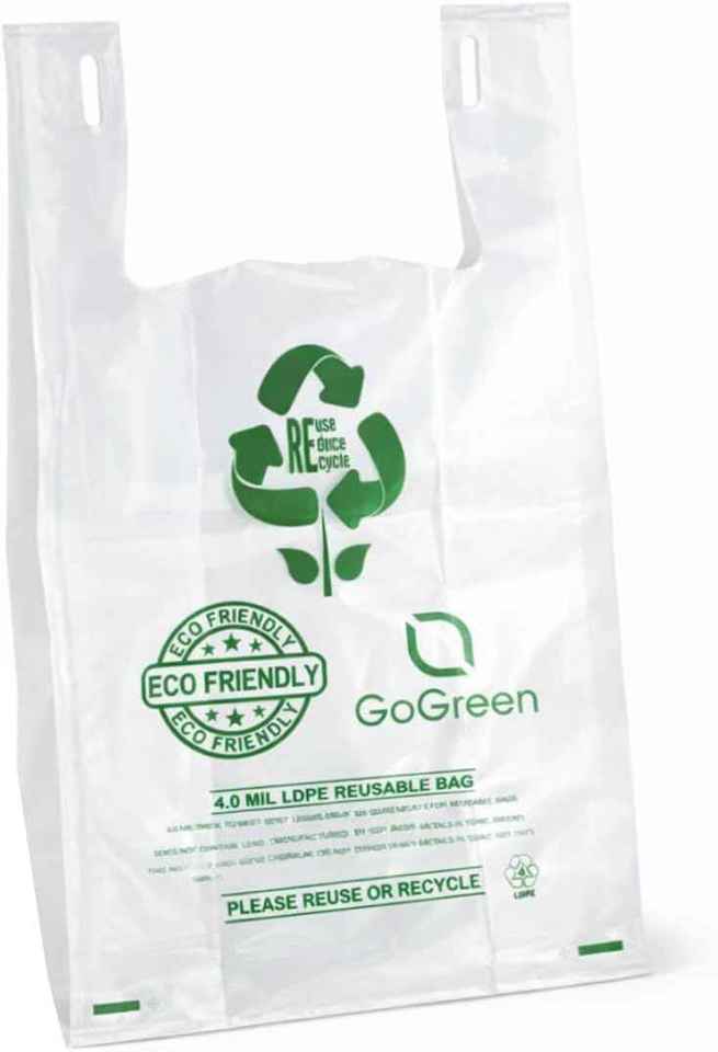 Reusable Bag, 12 x 7 x 22", Low Density, (200/cs)