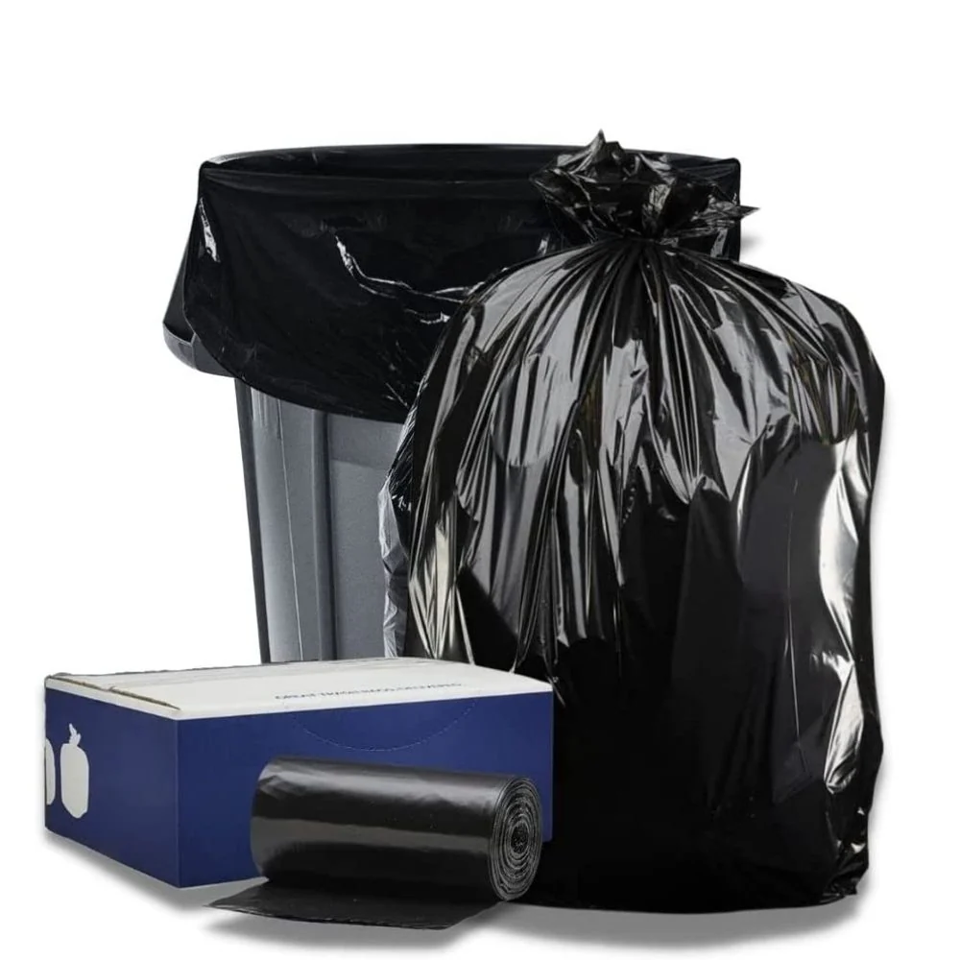 Trash Liner LD 40 x 46 1.5mil Black, (100/cs)