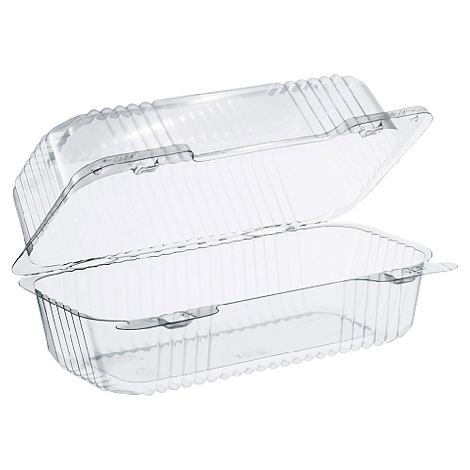 StayLock Clear Hinged Lid Containers, (250/cs)