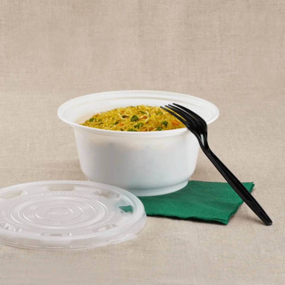 36 oz Injection Molded Bowls, White, PP (300/cs)