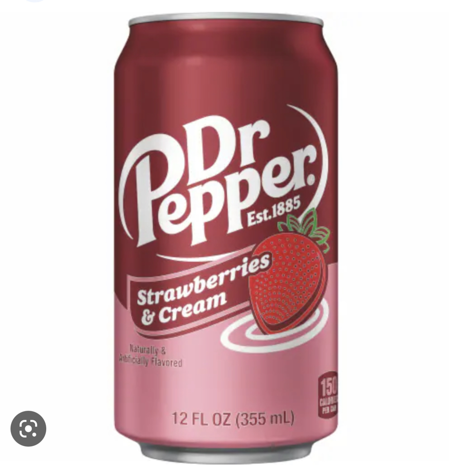 DR PEPPER 12pk Strawberries & Cream 24ct
