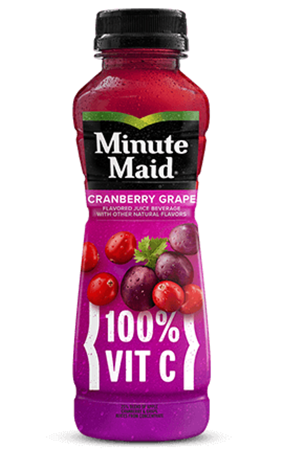 MINUTE MAID 12oz Cranberry Grape Juice 24ct