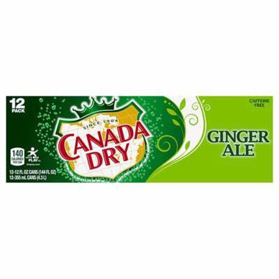 CANADA DRY 12pk Ginger Ale 24ct