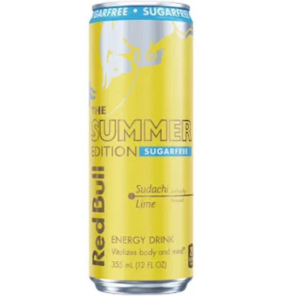 Red Bull Zero Sugar Sudachi Lime 12 oz