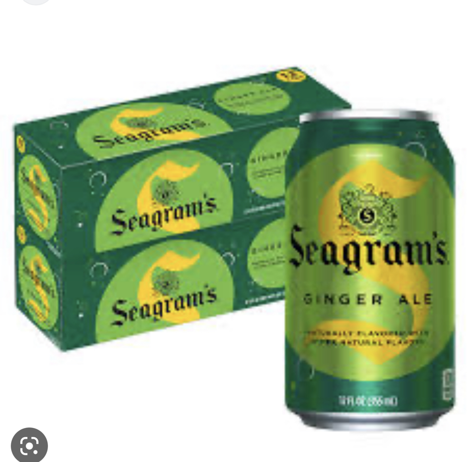 SEAGRAMS 12pk Ginger Ale 24ct