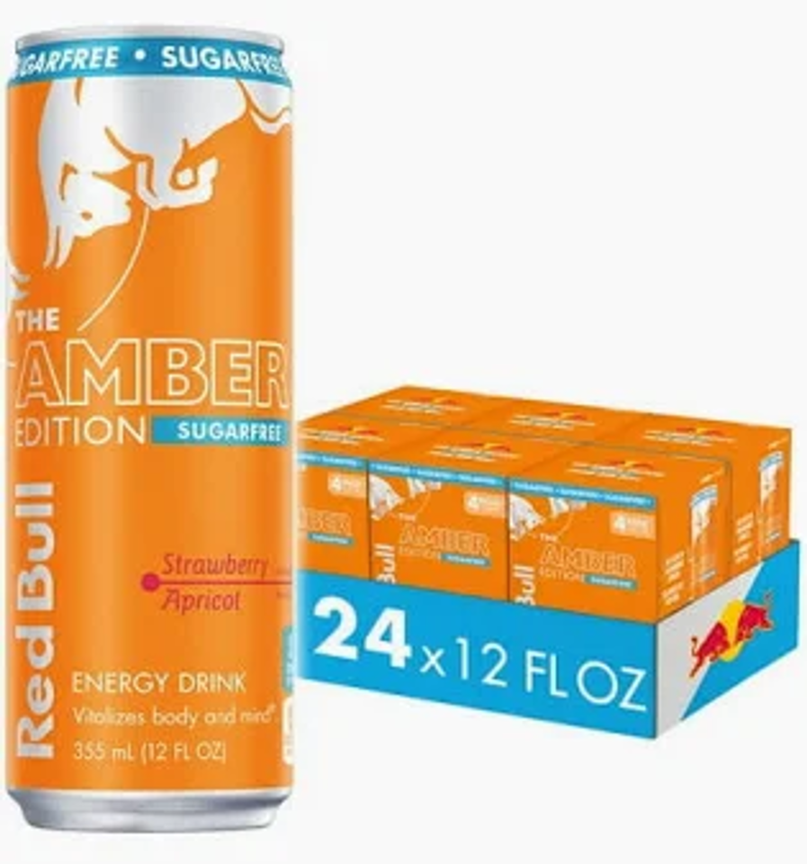 Red Bull Zero Sugar Strawberry Apricot 12 oz