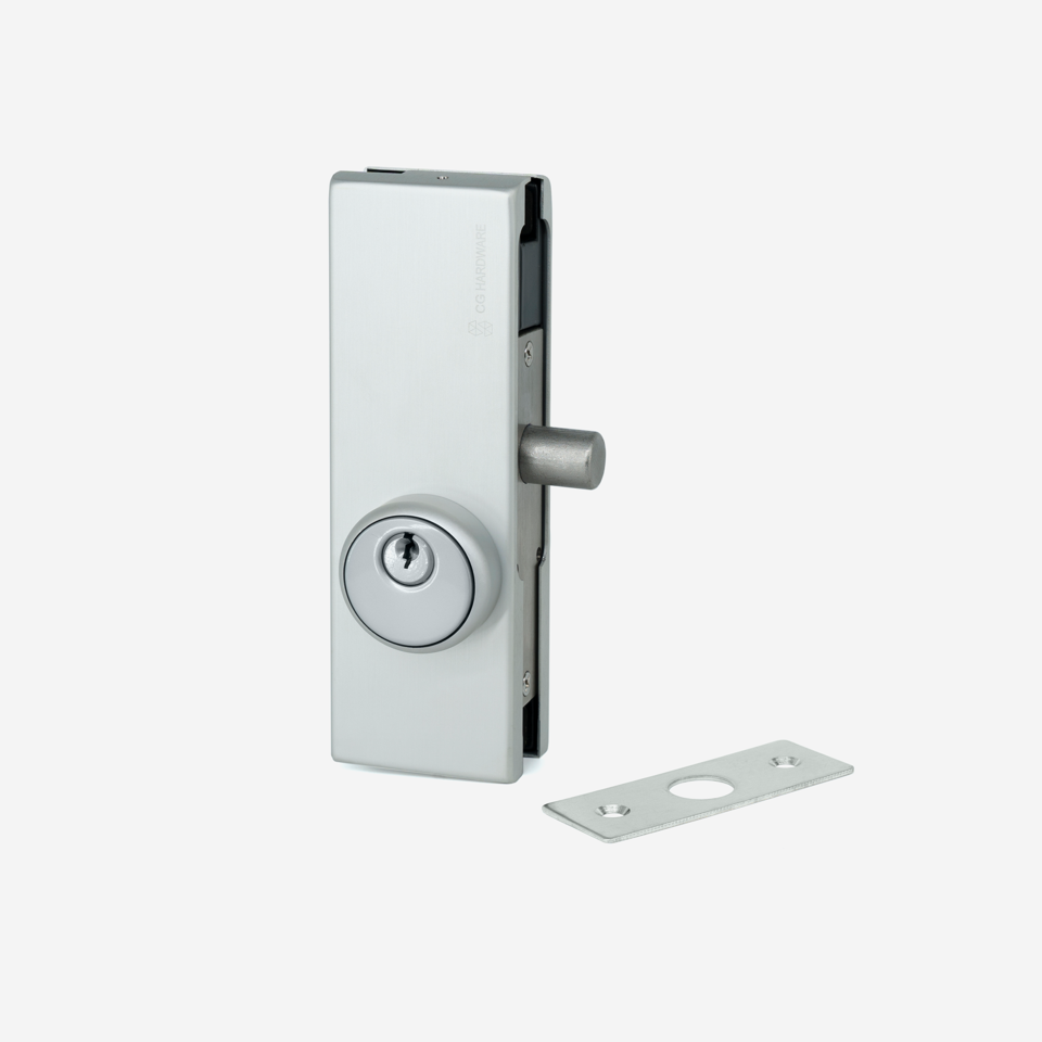 AMR Series Patch Lock - Satin Anodized