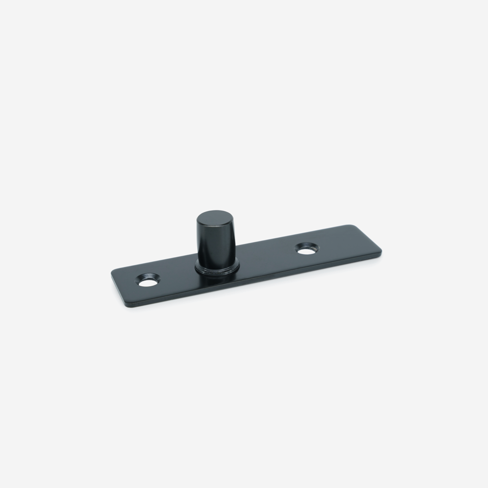 Self Closing Patch Fitting Set - Black Matte