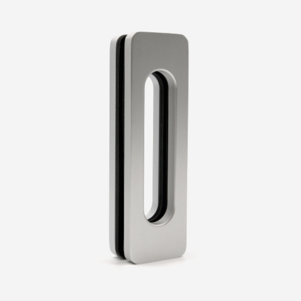 Rectangular Sliding Door Handle - Satin Anodized