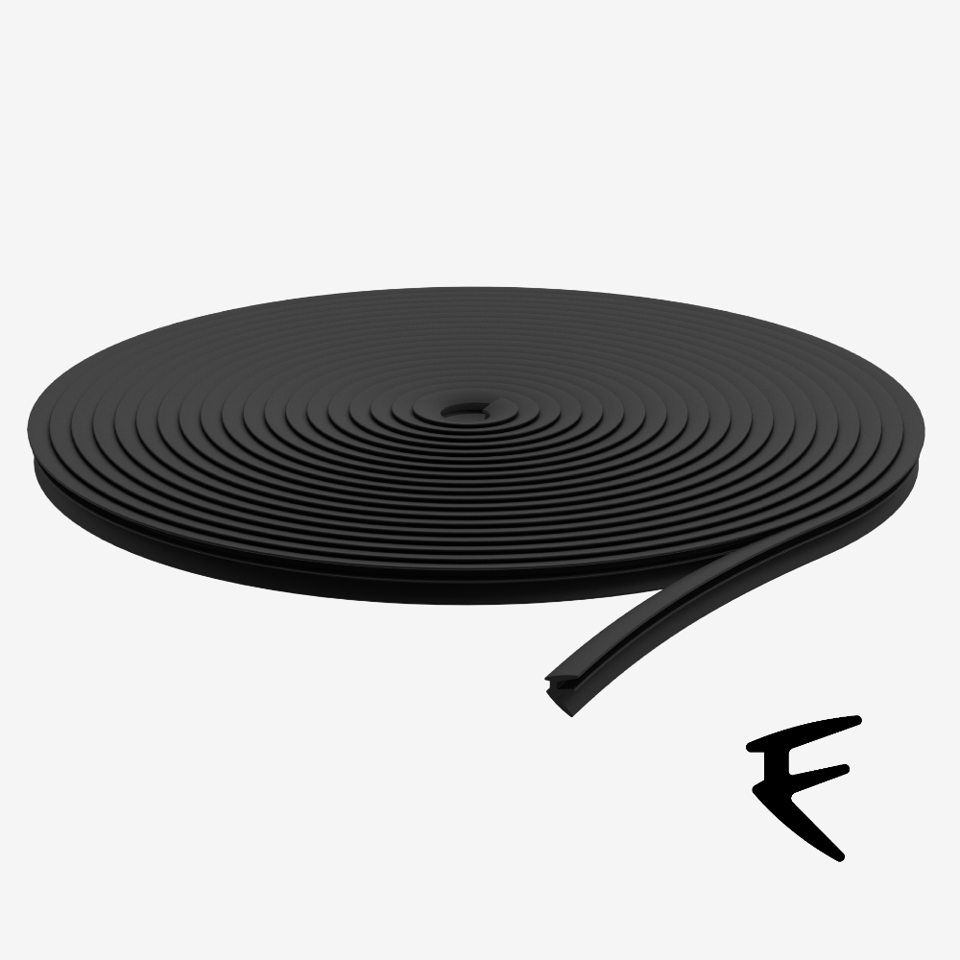 Gasket #2 for KOMPAS FRAMED doors for 5/8" glass - 1'