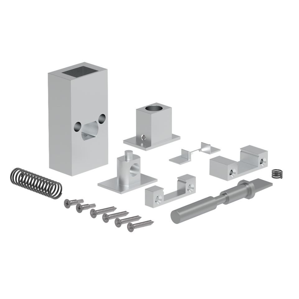 SGL-1116 Step-On Lock - Satin Anodized