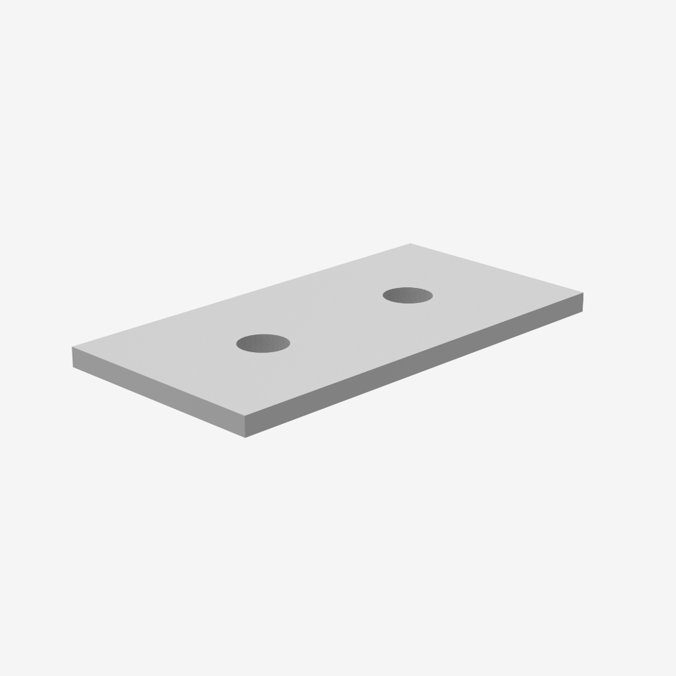 Shim for CGF/CGS Bottom Guide - 1/16" - Gray