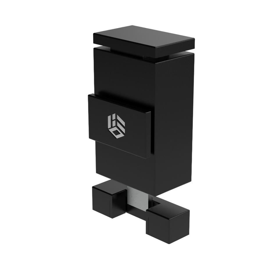 1116 Step-On Lock - Black Anodized