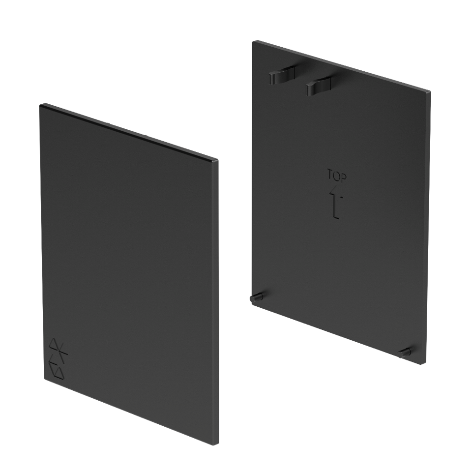 CGS Series Top Track C End Caps - Black Matte