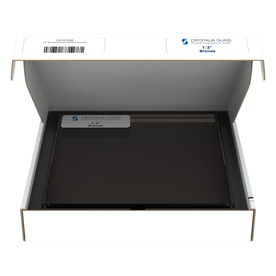 1/2'' Bronze Tempered Glass Sample