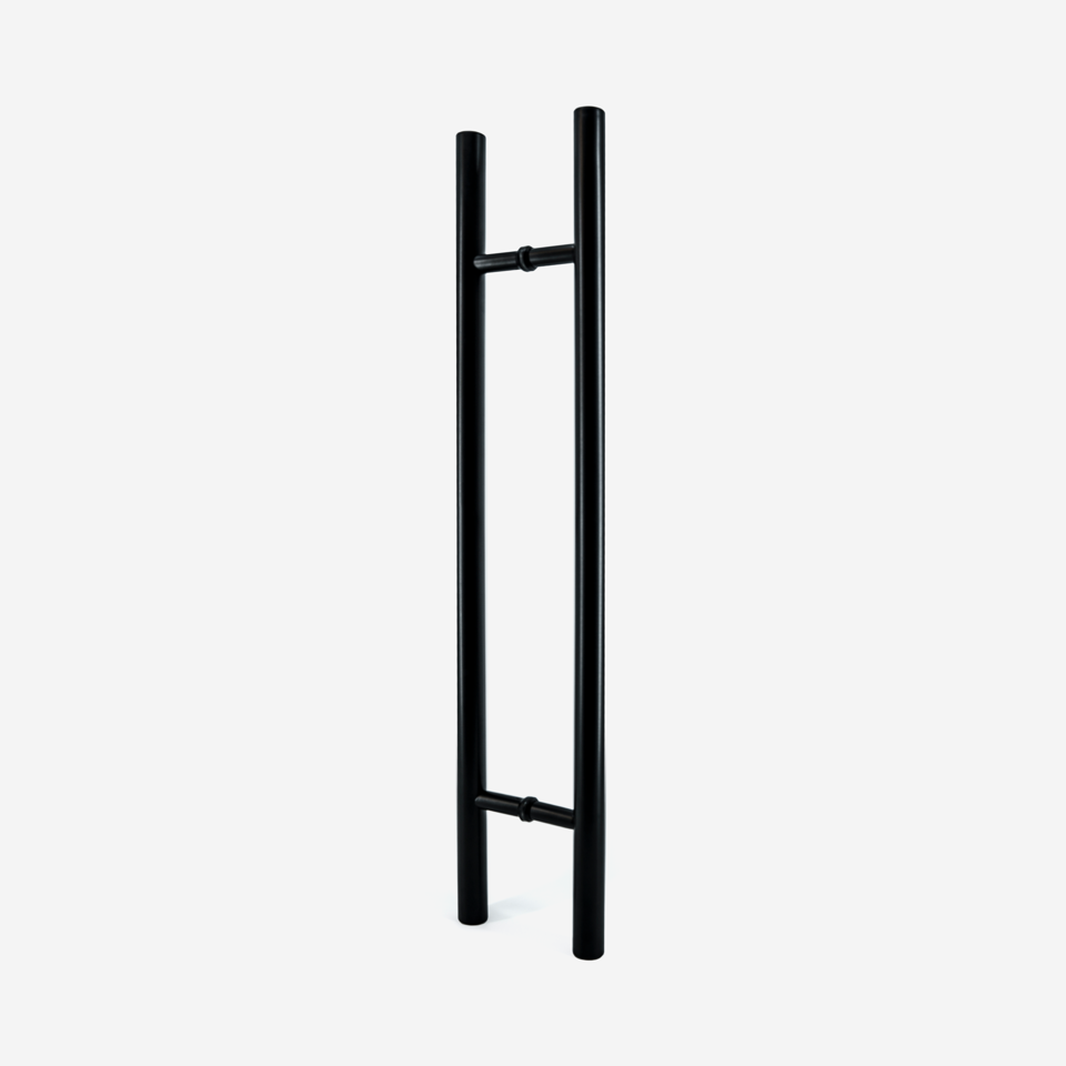 48" Ladder Style Back-to-Back Pull Handle - Black matte