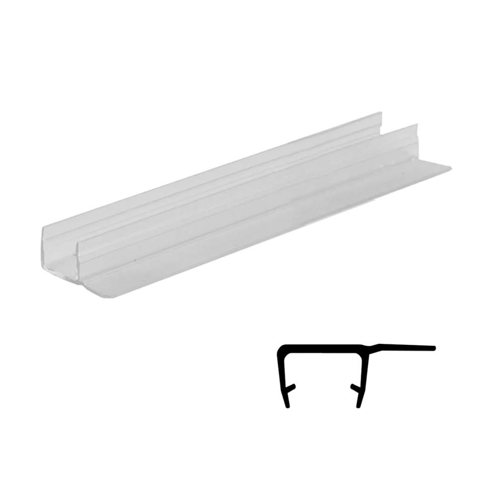 SGL-1116 Standard 'Y' Seal for 3/8" Glass - 126" Stock Length