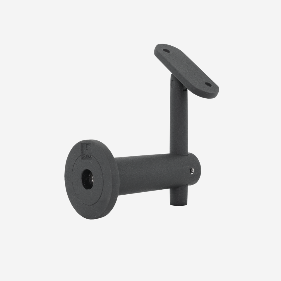 CG Matte Black Wall Mount Bracket with Flat Adapter Plate