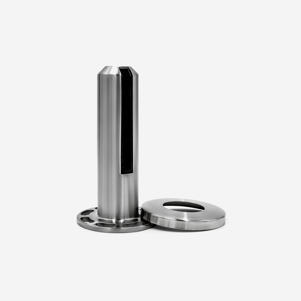 CG Brushed Stainless Surface Mount Round Spigot – 7-5/16"