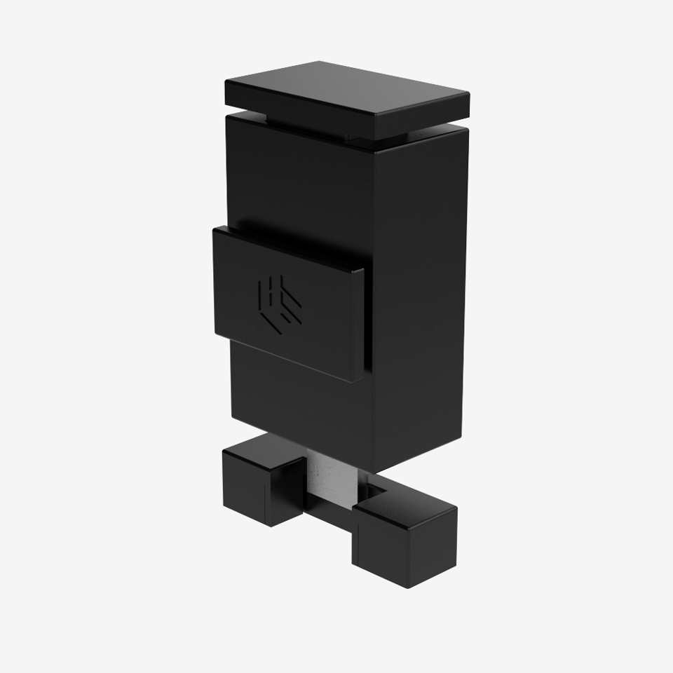1116 Step-On Lock - Black Anodized