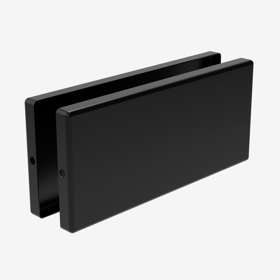 Covers for Transom Patch with Stoppers - Black Matte
